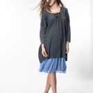 Petrol blue organic cotton tunic for women SHADI - Image 5