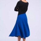 Blue flaired wool skirt STEP - Image 4