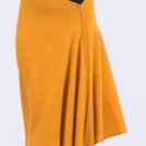 Yellow flaired wool skirt STEP - Image 2