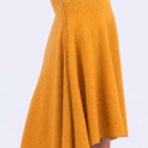 Yellow flaired wool skirt STEP - Image 3