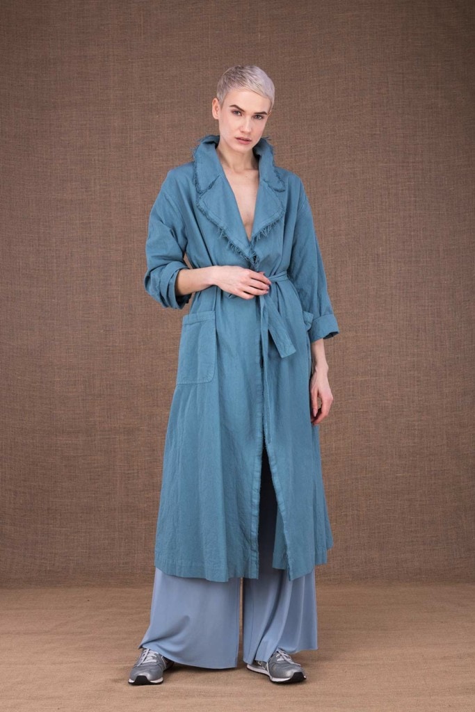 Bogart blue horizon coat-trench - Boutique ASKA