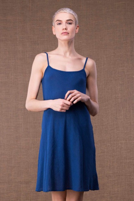 Miami Blue short cotton dress-1