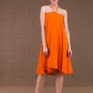 Arial orange cotton dress - 1
