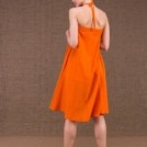 Arial orange cotton dress - 3