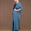 Gobi Long Blue Cotton Jacket - 3