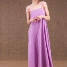 My LG flared long dress in cotton - 1