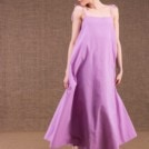 My LG flared long dress in cotton - 2
