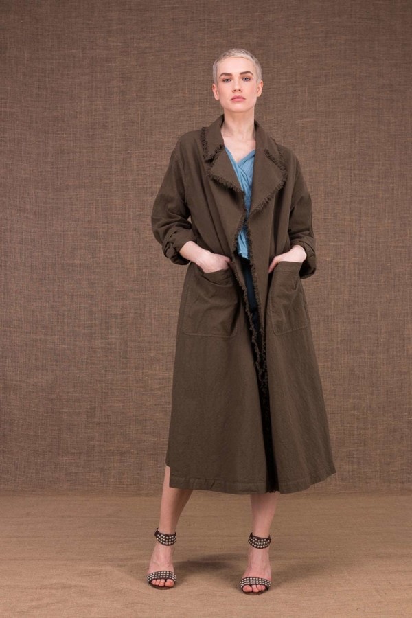 Bogart Cotton Trench Coat Nutty - 1