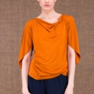 Epi top safran en maille de viscose - 4