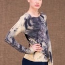 Safari Claire printed top in viscose knit - 6