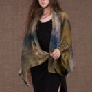 Fidji eco-print veste-kimono en soie - 1