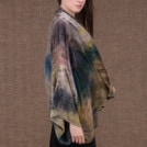 Fidji eco-print veste-kimono en soie - 4