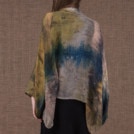 Fidji eco-print veste-kimono en soie - 5