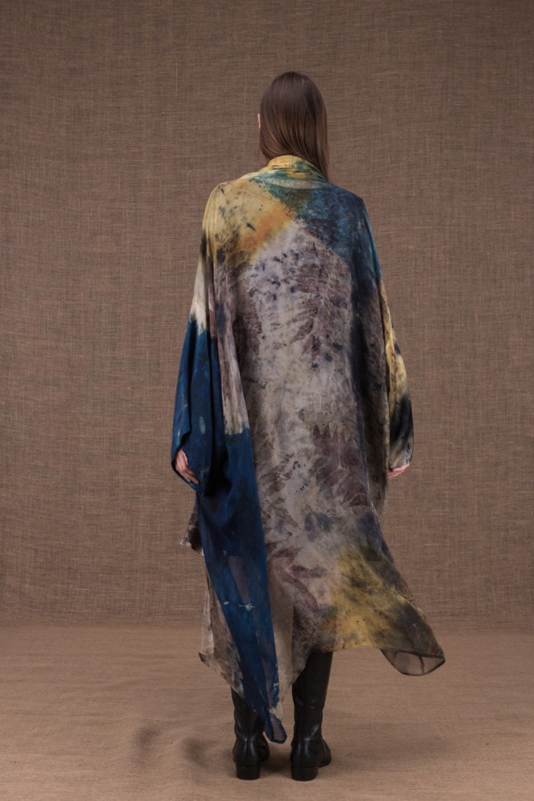 TROPICAL-2-kimono en soie éco-print - 5