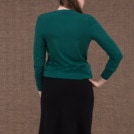 Merion emerald top in viscose knit - 3