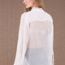 COLOMBE white chiffon blouse 3