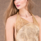 LOLA-eco print silk satin halter dress 3a