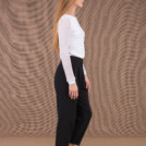 DZIK Black high waist pants 2