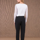 DZIK Black high waist pants 3
