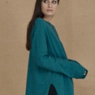 Pull en laine oversize ALASKA bleu canard - 3