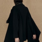 Veste kimono en laine bouille DAI noir - 5