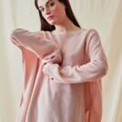 Pull en laine oversize ALA Rose Pale - 2