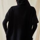 Sweat-shirt a capuche en laine IBIZA Noir - 4