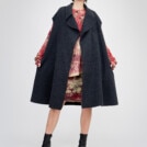 Gilet long sans manches Gris PARIS 3