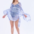 Tunique en soie pour lete Tie-Dye SKY 3
