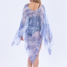 Tunique en soie pour lete Tie-Dye SKY 5
