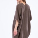 veste large en laine Taupe LADY 4