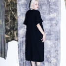 Gilet noir long en laine JAZ Noir 3