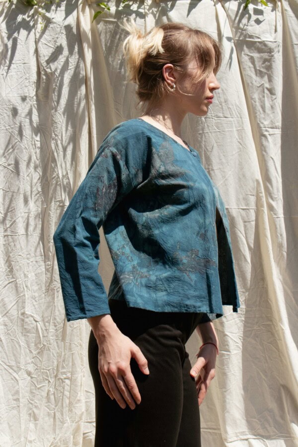 Veste courte bleu canard ZEFIR 2