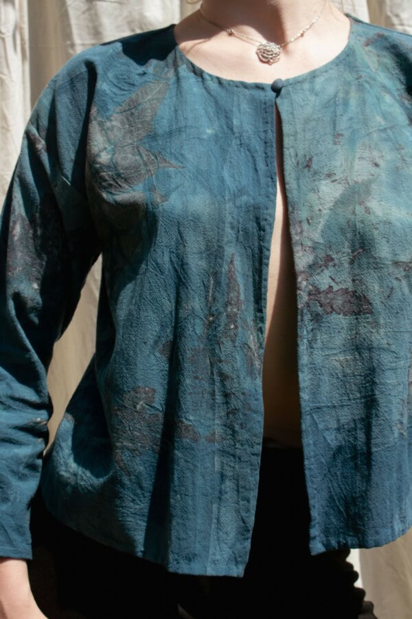 Veste courte bleu canard ZEFIR 4